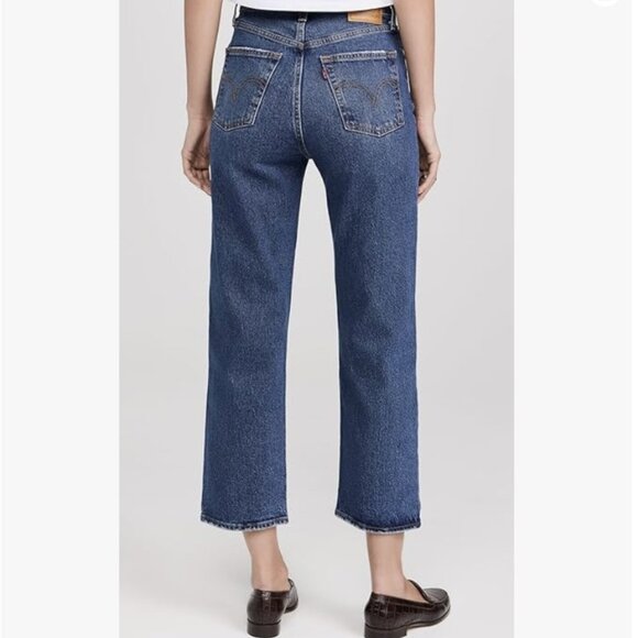 Levi's Women's Premium Ribcage Straight Ankle Jeans size 31 - Picture 2 of 3